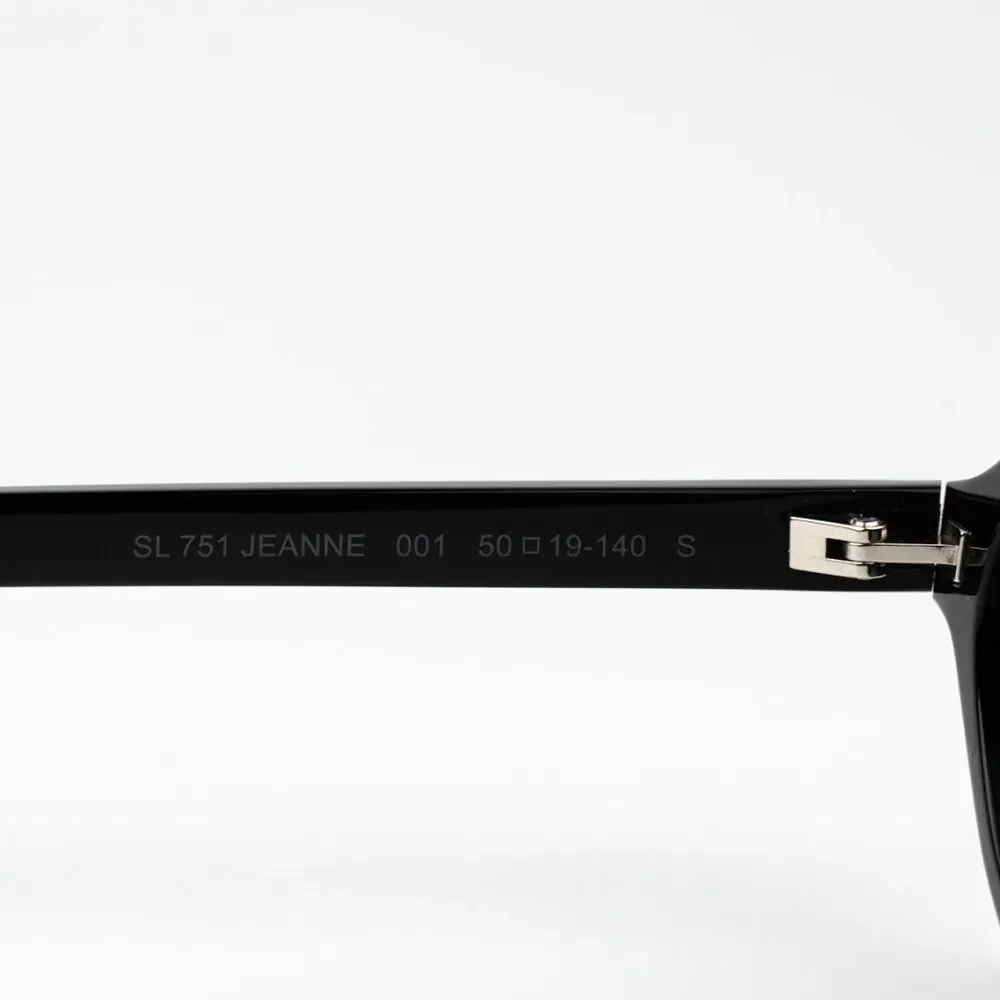Saint Laurent Men Sunglasses Black Oval SL751 JEANNE 001 BRAND NEW